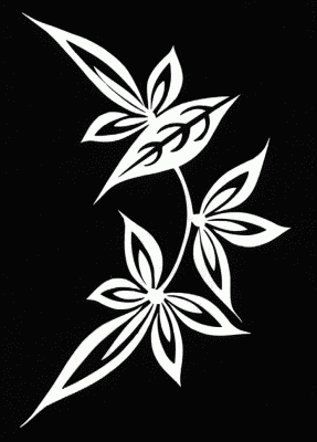 Flower, from CHINESE FOLK DESIGNS compiled by W. M. Hawley